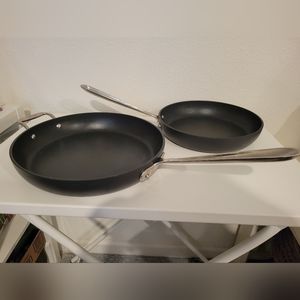 All-Clad Non-Stick 12 Inch and 10 Inch Pans, Induction ok